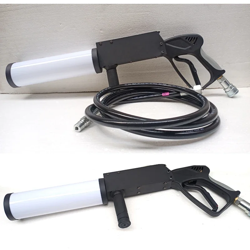Stage smoke machine Led carbon dioxide air column gun CO2 handheld atmosphere dry ice gun spray smoke air gun nightclub bar