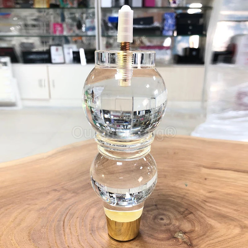 4PCS อะคริลิคขาเฟอร์นิเจอร์เปลี่ยนโซฟาฟุตตู้ Dresser Modern CLEAR Decor DIY โซฟาขาสไตล์คลาสสิก GF1480