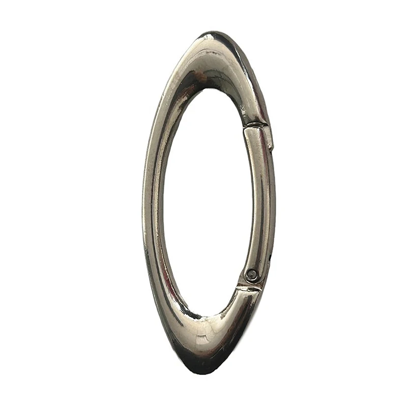 Mode Oval Multifunktionale Gürtel Schnalle Für Frauen Männer Einfachheit Gürtel Schnalle Zubehör Unisex Schlüssel Ring Legierung Karabiner