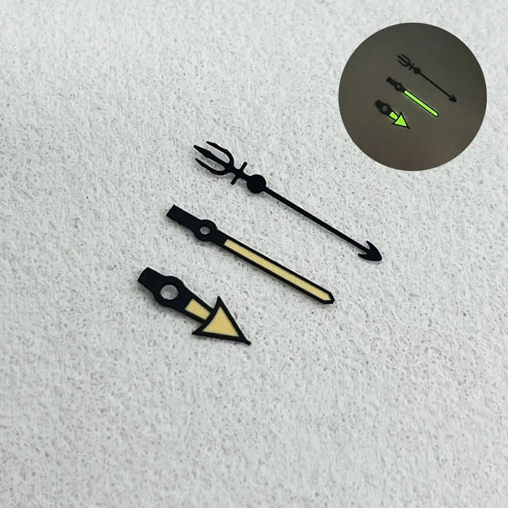 NH35 lancette delfino lancette luminose a sirena NH35 adatte per accessori per orologi con movimento meccanico automatico giapponese NH35/NH36/NH38/NH70