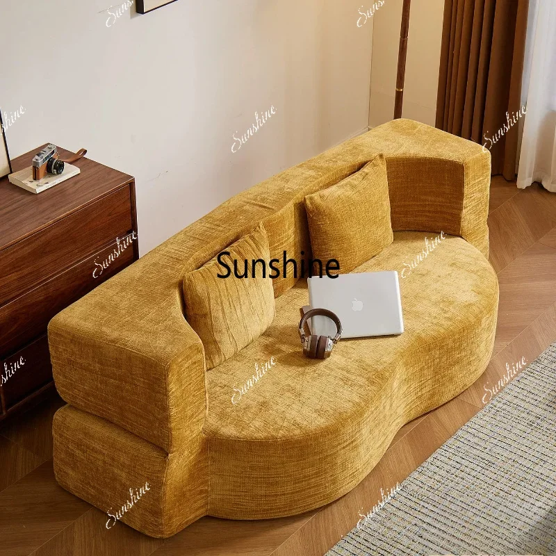 Retro folding sofa bed living room study dual-purpose integrated molding compression sofaTJ