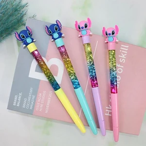 Disney-Ponta Neutral Pen, Kawaii Anime, Student School Material, Stationery, Examination, Pen Press, Gifts Toy Girls, Random One 10 Main Sales Disney Pen - №1