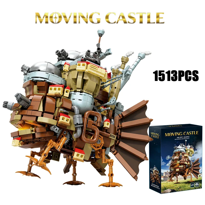 

1513PCS Creative Moving Castle Model Building Blocks Motor Driven Walkable Castle Construction Bricks Toy Gift