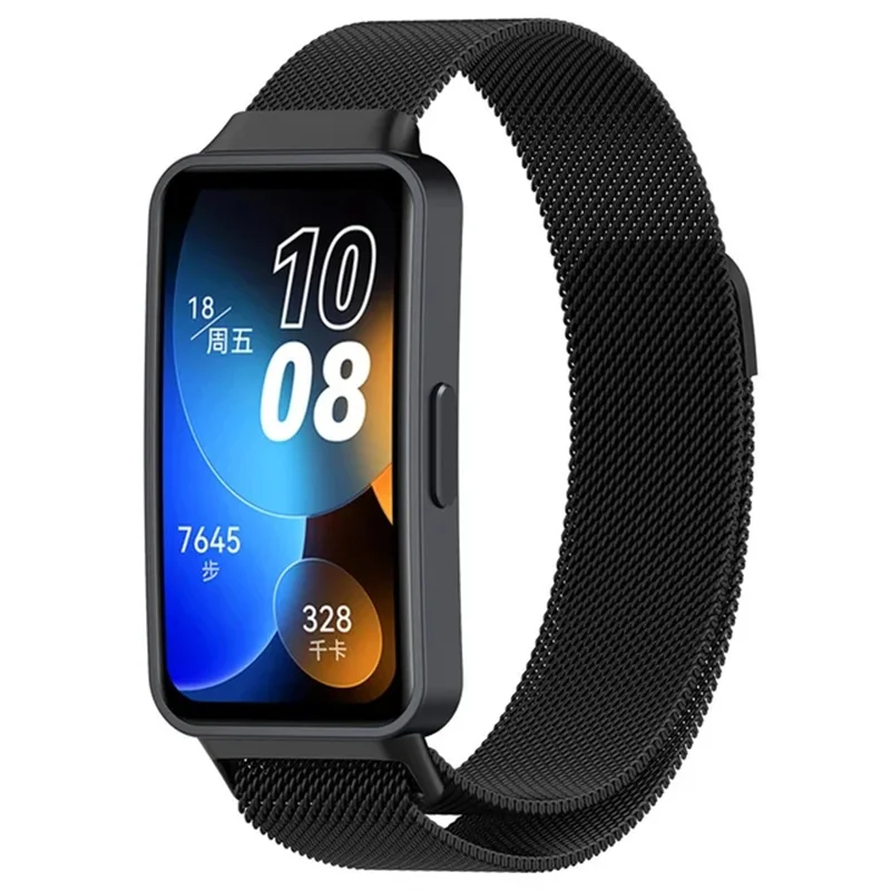 Metal Strap For Huawei Band 8 Smartwatch Magnetic correa Wristband Mlianese Loop belt Bracelet Accessories Huawei Band 8 9 strap