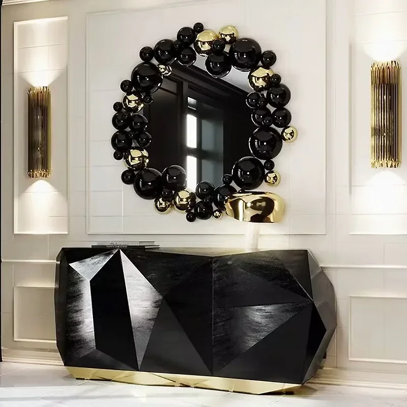 

Роскошная дизайнерская роскошная вилла, большая квартира, коридор, пузырьковое входное зеркало