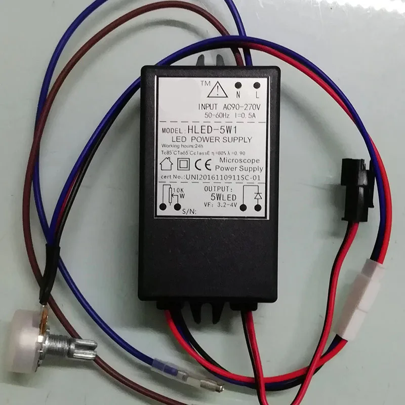 HLED 5W/5W1/5WS LED Driver 1000mA, Microscope Brightness Dimming Module 5V DC