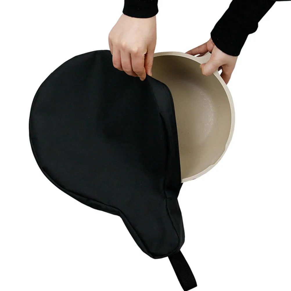 

Portable Camping Bag 600D Oxford Cloth Pan Storage Reusable Tool Bag Outdoor Cookware Tote Practical Pouch Container