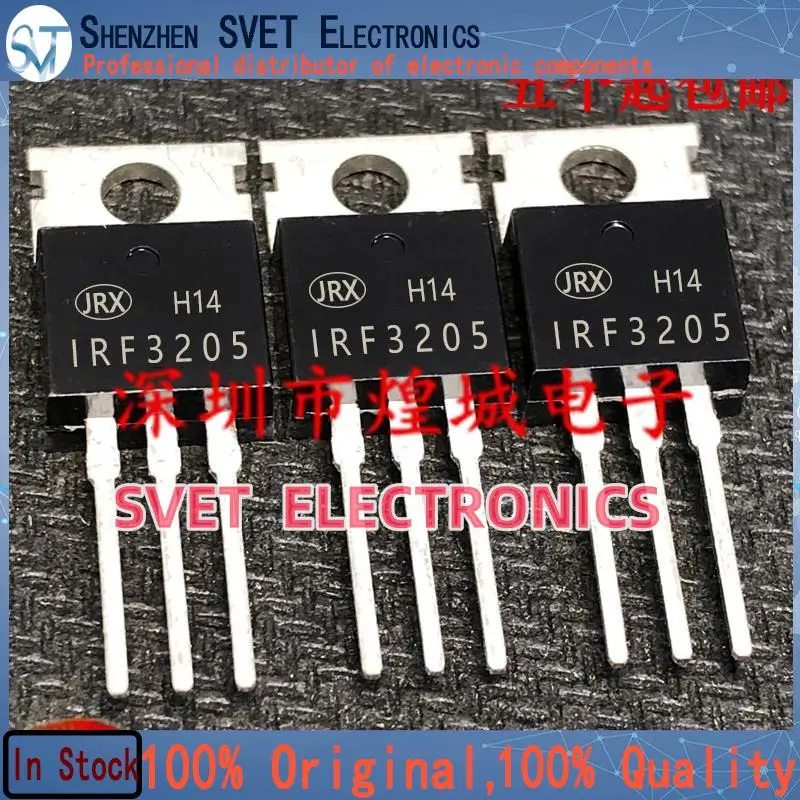 10PCS-50PCS  IRF3205  TO-220 55V 75A MOS  Original In Stock Fast shipping