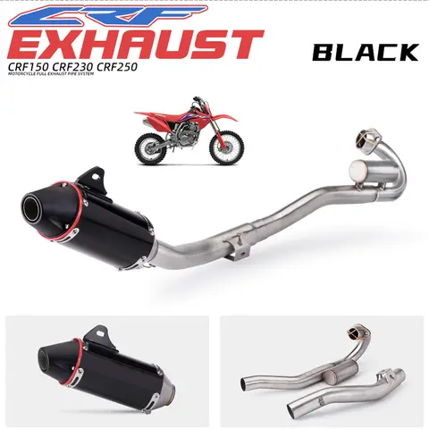 Suitable for CRF250, CRF150, CRF230 motorcycle stainless steel off-road vehicle exhaust system complete set