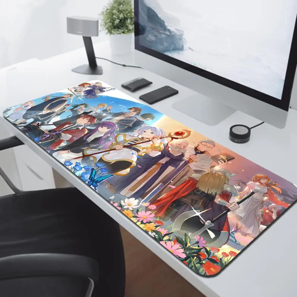 

Frieren Beyond Journey's End Sousou No Frieren XXL Mouse Pad Large Computer Laptop Non-slip Keyboard Desk Mats Mousepad