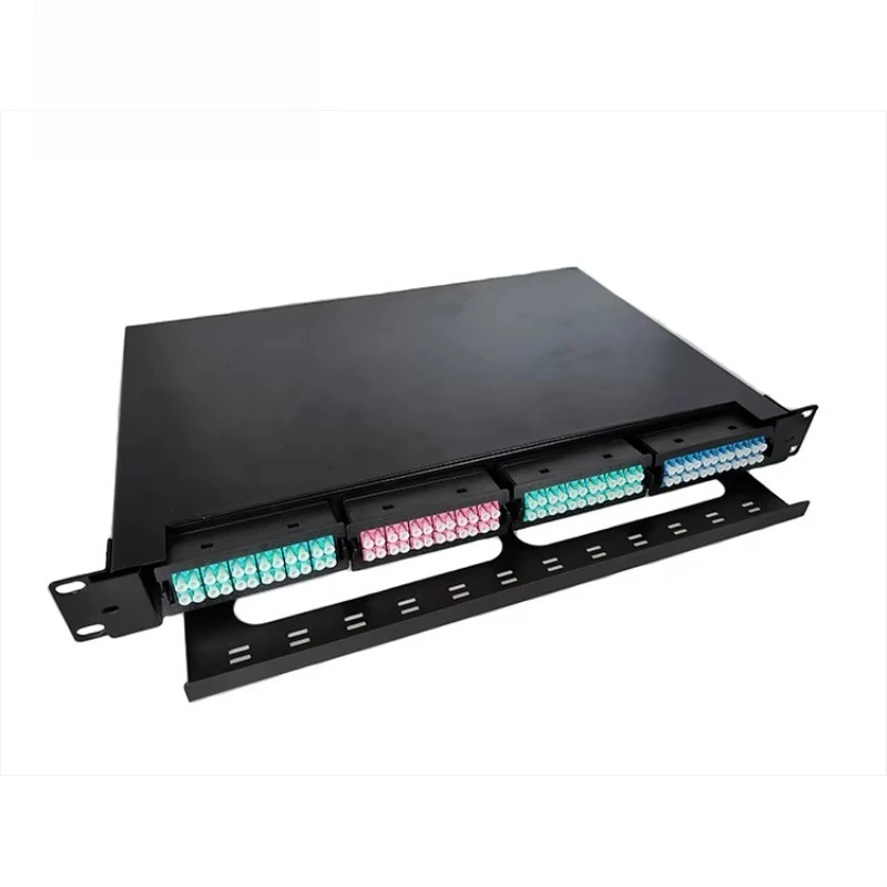 1U 19-inch MPO MTP high-density fiber optic distribution frame rack mount 12 288 cores professional equipment