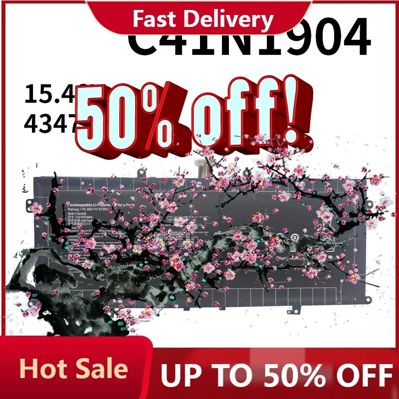 

【Fast Delivery】New C41N1904 Battery For Asus ZenBook 14 U4700I UXF3000E U4700E U4700J U3700J 13 BX325JA S14 S435EA C41N1904-1 Ro