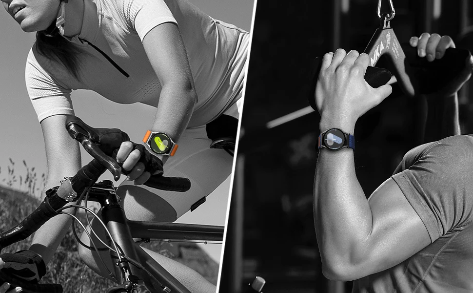 20 mm 22 mm Universal-Uhrenarmbänder für Amazfit GTR 3/gtr 4/gtr 2/gts 4/Bip 6 Nylon-Magnetarmband Amazfit Active 2/Cheetah-Band – Detail 5