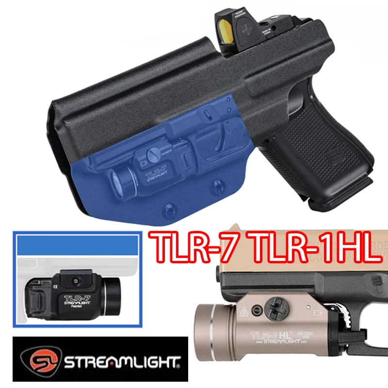 

Streamlight TLR7 TLR-1HL And Holster Concealed Carry Inside Waistband Gun Holster For G17 G22 G19 Flashlight Weapons Scout Light