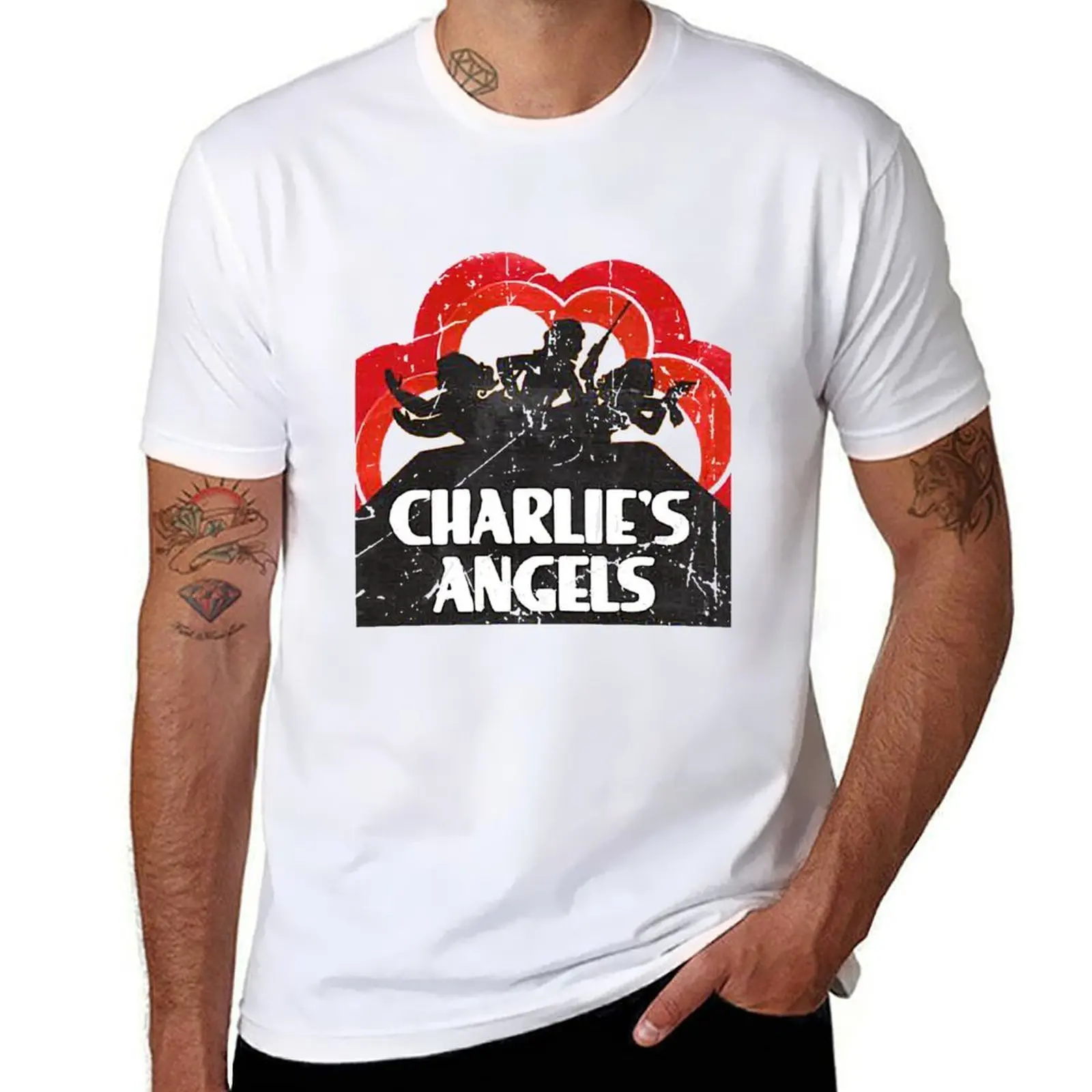 

CHARLIE'S ANGELS / 70s TV SERIES RETRO VINTAGE STYLE T-Shirt man t shirt summer man t shirt luxury T-Shirt