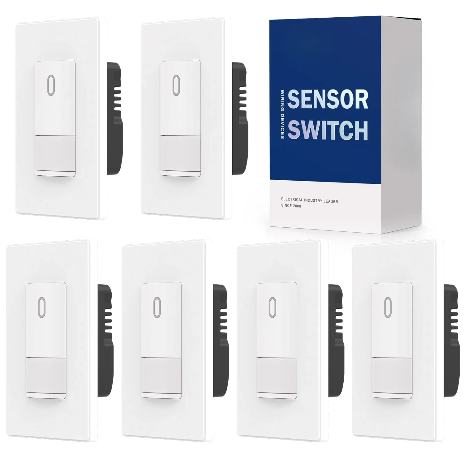 

home.Occupancy Motion Sensor Light Switch, PIR Infrared Motion Activated Wall Switch, No Neutral Wire