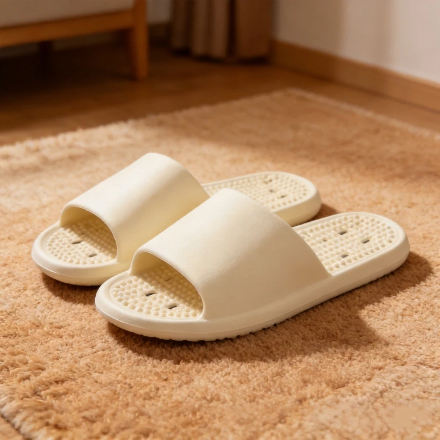 Women Summer Slippers Non Slip Quick Drying Shower Drainage Holes Soft Cushioned Breathable Beach Pool Shoes Slide Sandals - view 4