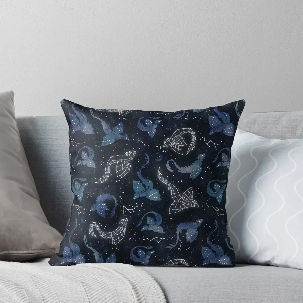 

Dragon star constellations Throw Pillow luxury decor Cushion Cover Luxury luxury covers pillow