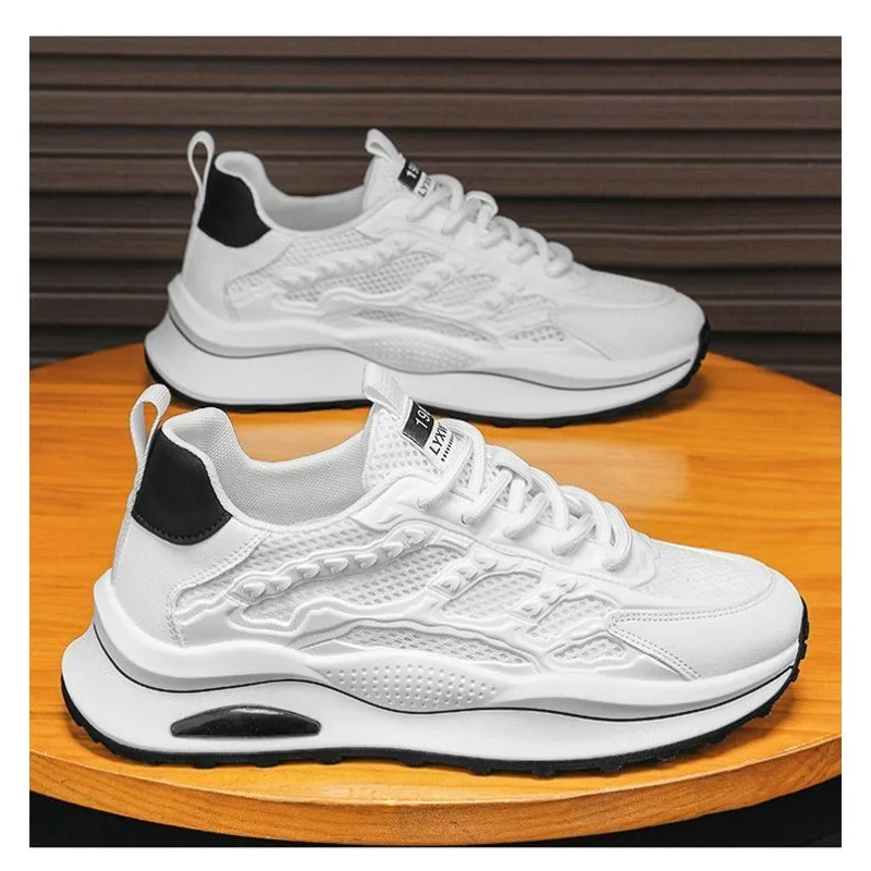 

Daily Outdoor Unisex Mesh Sneakers Large Ventilated Mesh Surface Quick Dry Feature Stable Grip Sole Casual Jogging Training