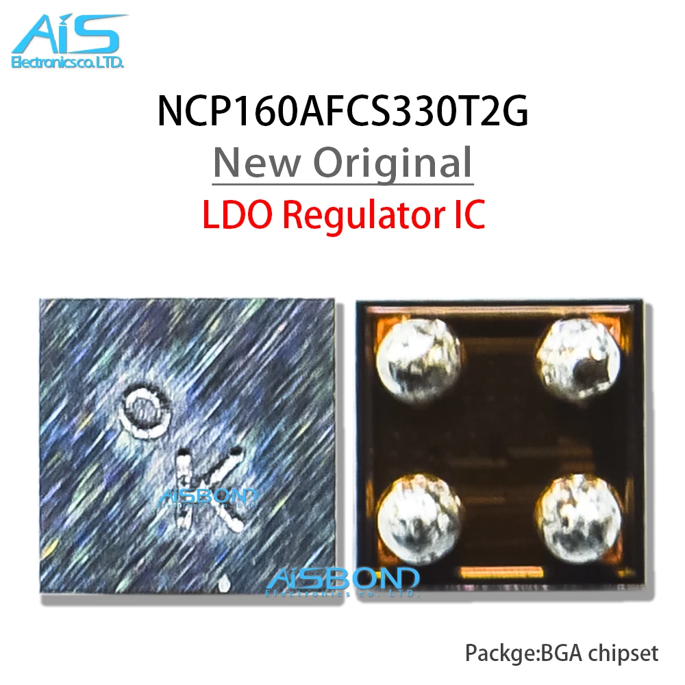 5Pcs/Lot New Original NCP160AFCS330T2G LDO Regulator IC For Xiaomi 9 9Pro 9SE CC9 Touch power supply IC chip