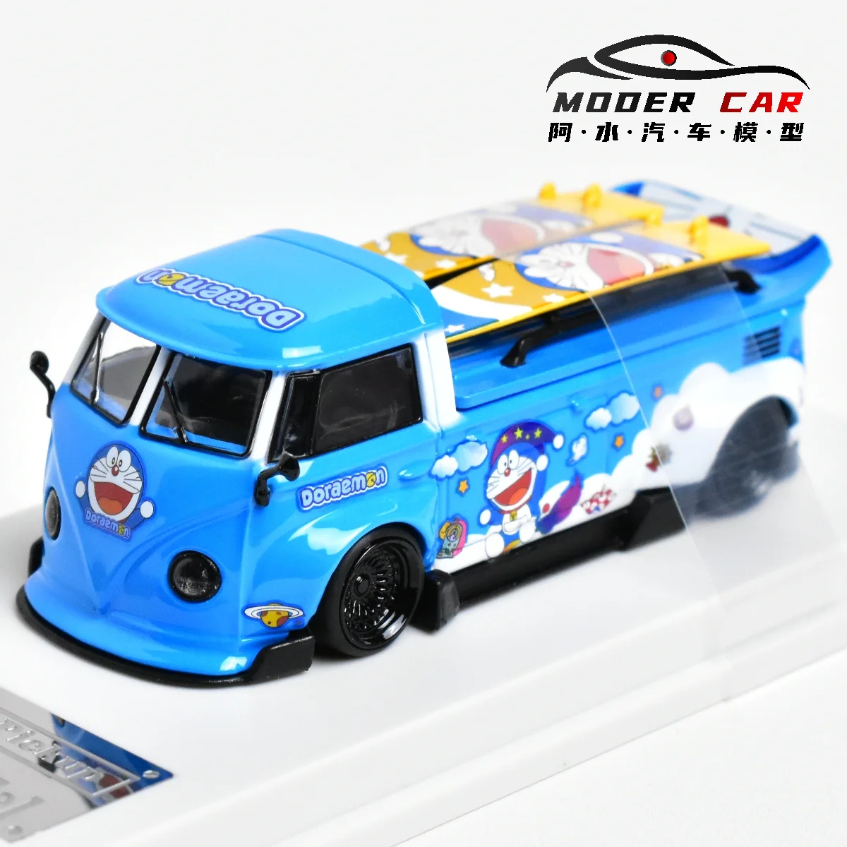 Lmlf-ムーンアイピックアップトラックモデルカー、1:64 t1、ダイキャスト