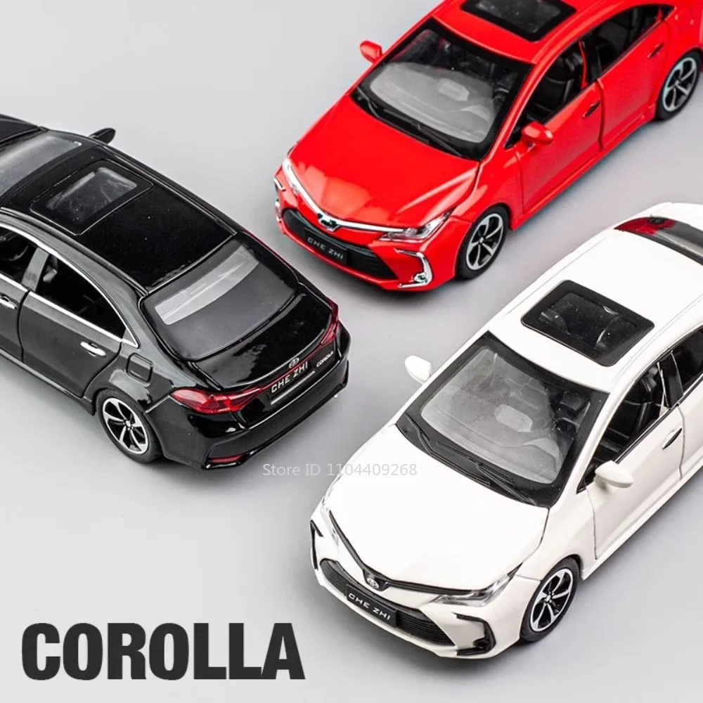 Maßstab 1:32 Corolla GR86 Legierung Auto Modell Spielzeug Metall Diecast Simulation Sound Licht Zurückziehen Fahrzeuge Modelle Sammlung Kinder Spielzeug