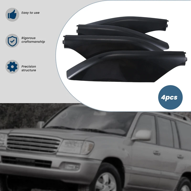 Car Roof Rack Cover Baggage Slide Rail Protection Lid 6349260040 For Toyota Land Cruiser Prado LC120 03-09