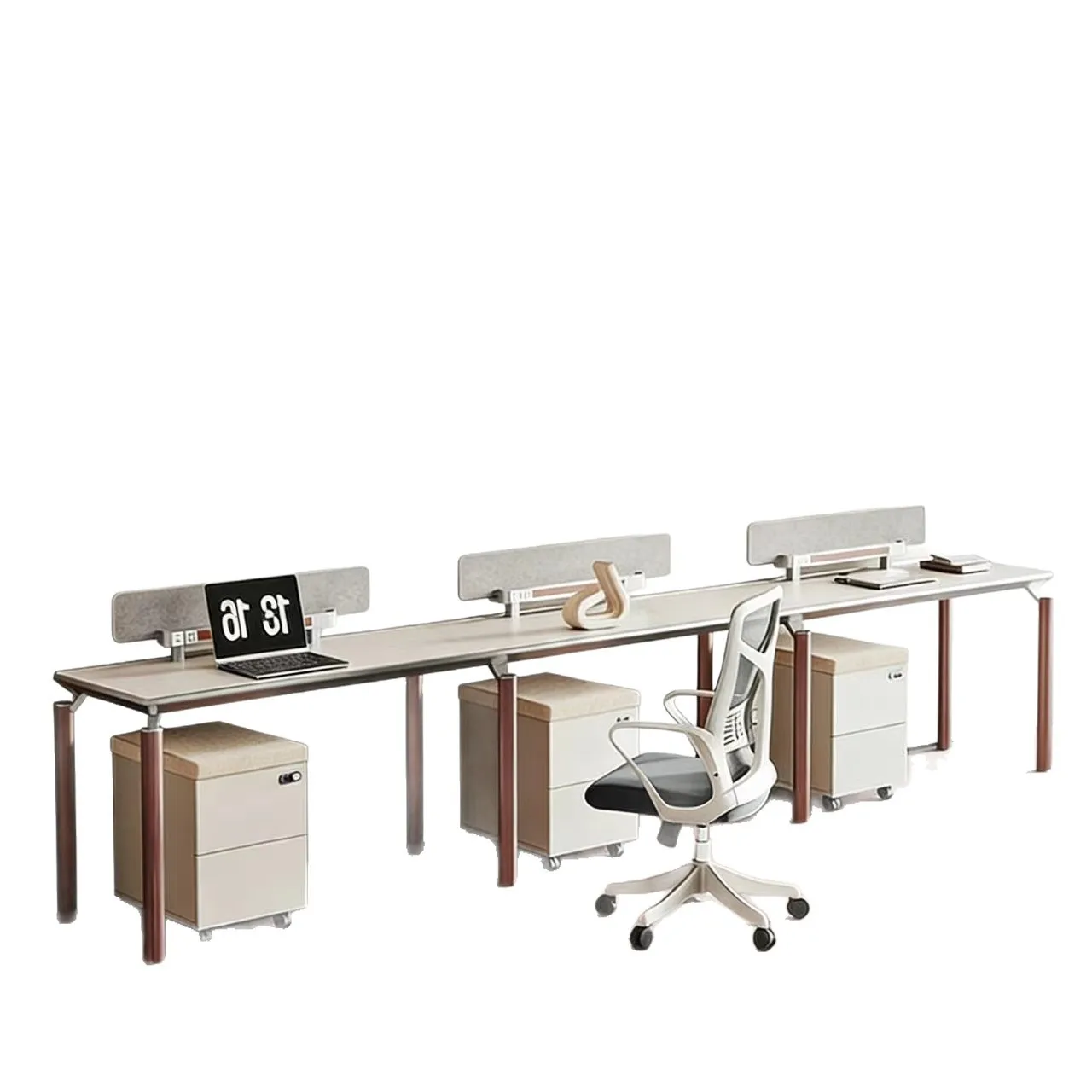 

YJQ office desk and chair combination staff modern simple financial desk