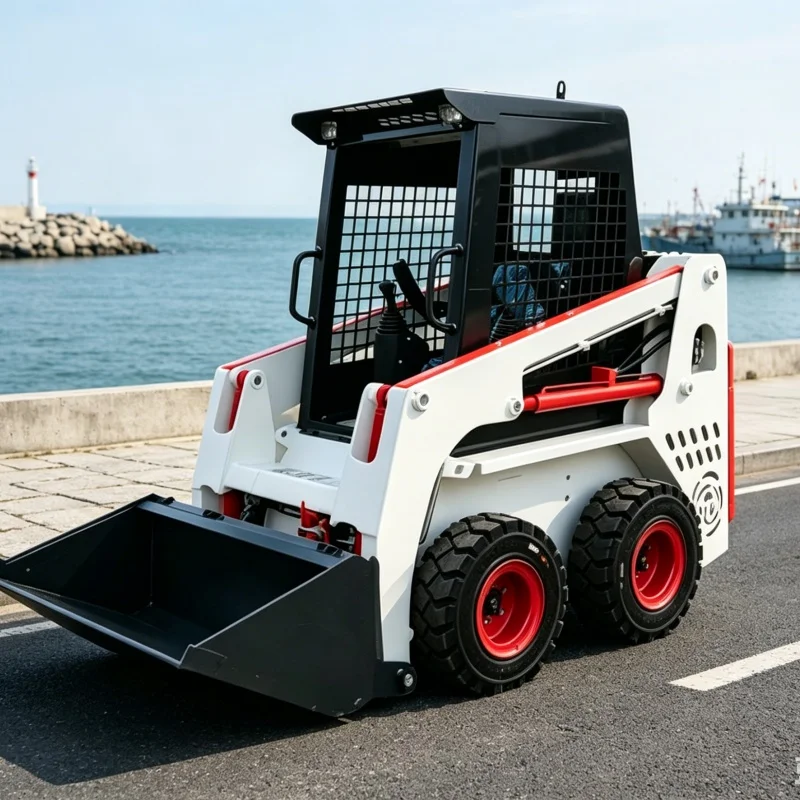 

Customized Skid Steer Handling Loader, Equipment for Narrow Space Operations, Mini Skid Steer Vehicle, Skid Steer Equipment