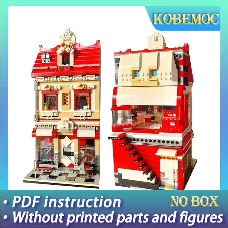 

Модель с видом на улицу Moc, строительные кирпичи, секрет возврата Санты, технология, модульные блоки, подарки, рождественские игрушки, наборы «сделай сам», сборка