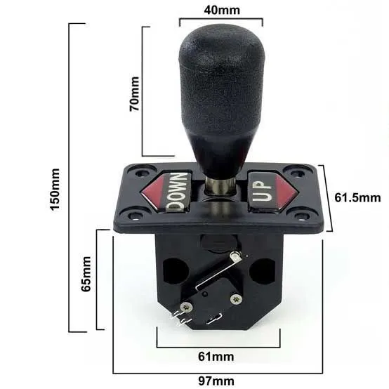 Arcade 2 Gear Shifter Outrun Arcade Racing Games accessori adatti per la necessità iniziale di parti di macchine Arcade Speed