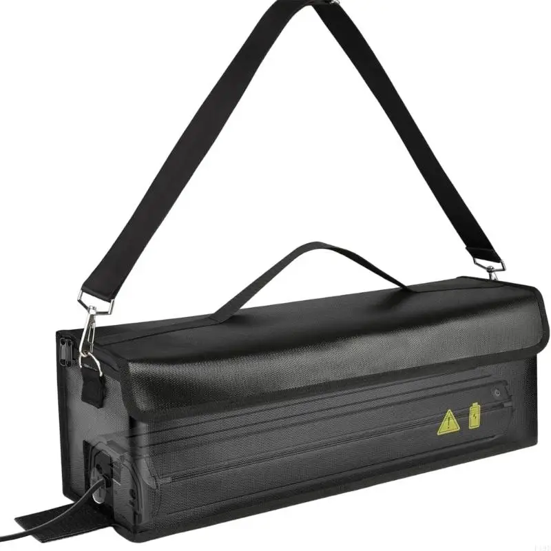 耐火耐衝撃収納袋電動自転車バッテリー保護ケース防水ポータブル収納ソリューション充電用 F19E