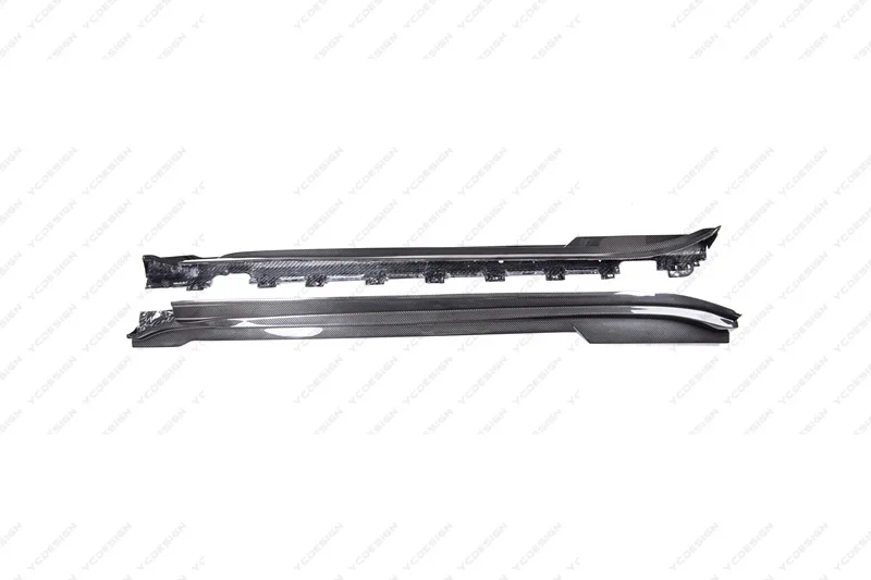 

Car-Styling Carbon Fiber Side Skirts MAN Style Fit For 2019-2022 Porsche Taycan J1 4/4S