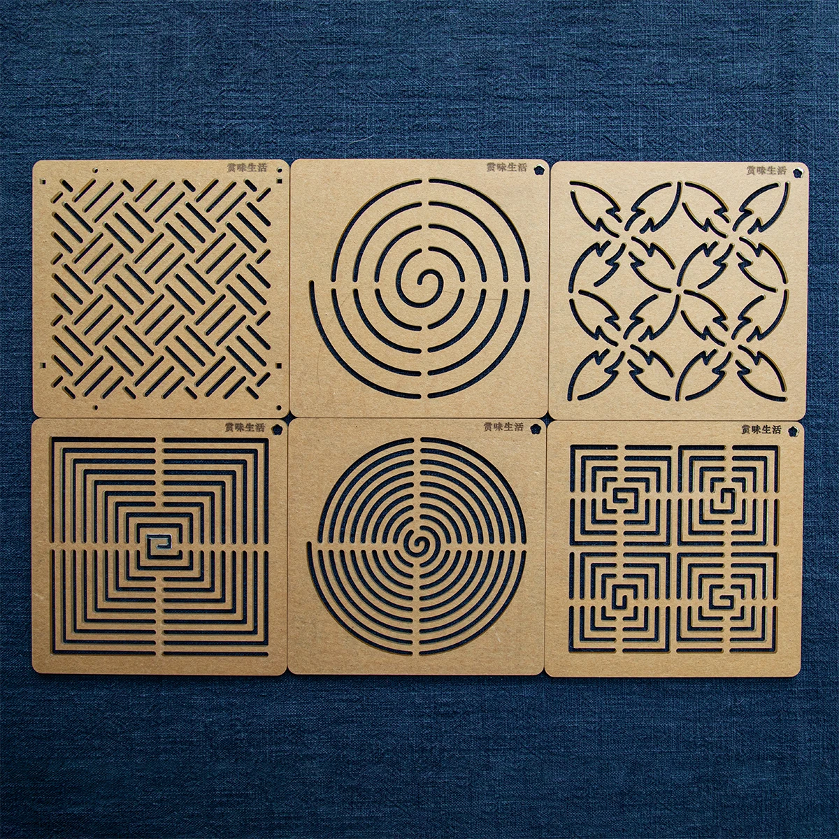 

Appreciate Life, Embroidery Template, Transparent Drawing Ruler Tracing Board Hard Material Hand DIY Tool Template