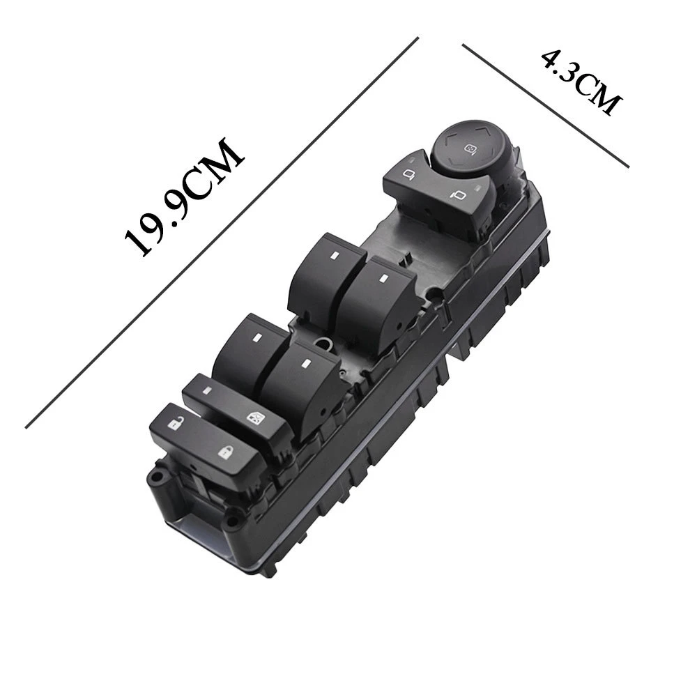 

20835552 For Chevrolet GMC Driver Side Door Master Power Window Control Switch Black