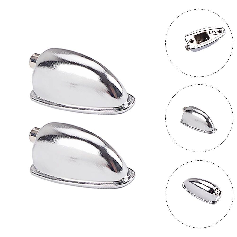 

2 Pcs Snake Drum Set Snare Lugs Accessories Miniature Hooks Connector Iron Parts for