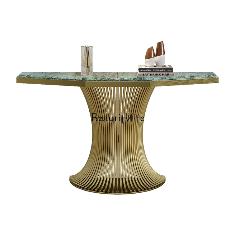 

FG40High-end Italian light luxury small waist entrance table minimalist entrance cabinet