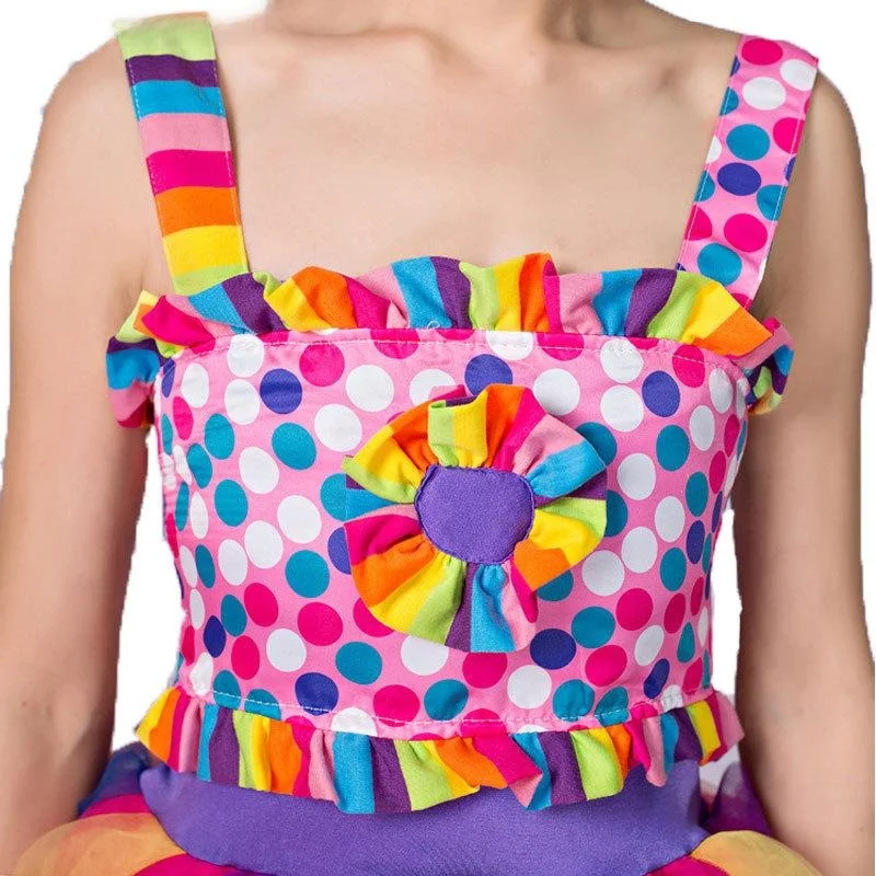 ชุดตัวตลกหญิงสำหรับการแสดง ชุดกระโปรง ผู้ผลิตจีน ฤดูใบไม้ร่วง ปี 2024