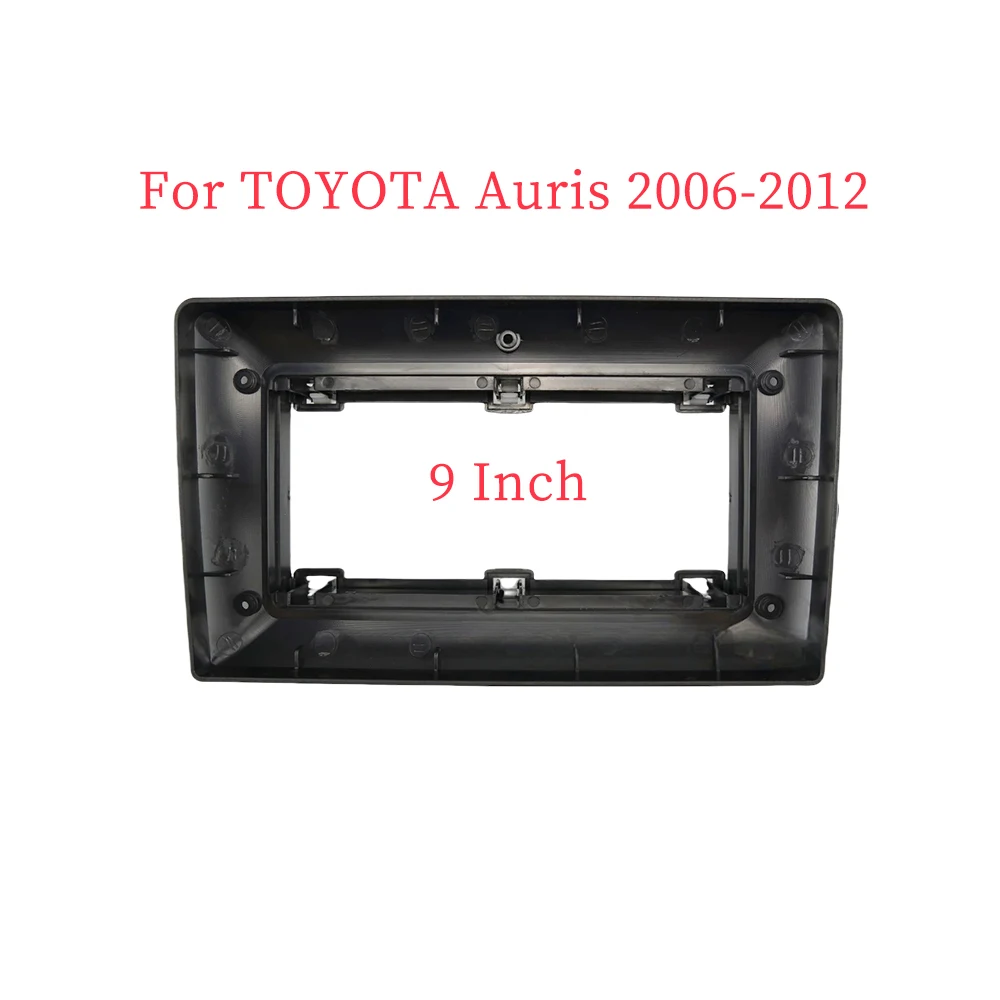 9 Inch Car Fascia Radio Panel for TOYOTA Auris 2006-2012 Dash Kit Install Facia Console Bezel