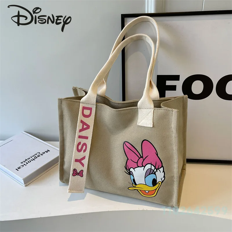 Disney 2024 New Women\'s Handbag Fashionable High Quality Hot Selling Women\'s Shoulder Bag Casual Versatile Girl Shopping Bag