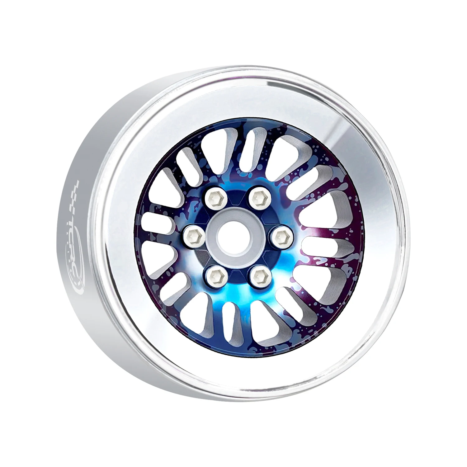 

TCRC 4PCS Aluminum 2.2 Inch Heavy High Mass Beadlock Wheels Hubs for 1/10 RC Axial SCX10 D90 TRAXXAS TRX4 CC01 RC Crawler Car