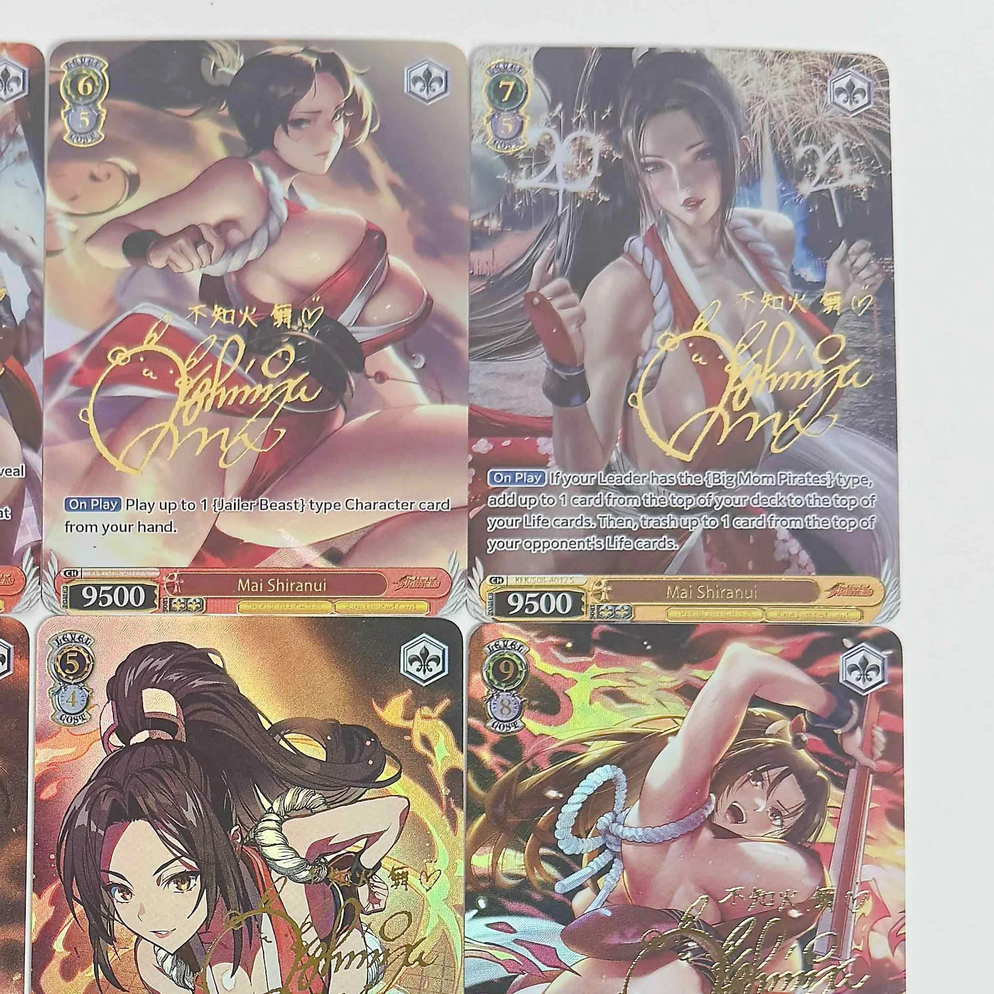 9 قطعة/المجموعة Diy بها بنفسك قصة آلهة ذاتية الصنع ماي شيرانوي جمع بطاقة الانكسار اللون فلاش ماي شيرانوي أنيمي بطاقة دمى هدايا #3