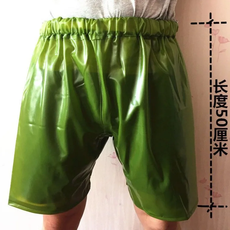 Waterproof Rain Shorts Half Length Men Women Thickened Breathable Water Impermeable Cycling Riding Delivery Boating Rain Pants