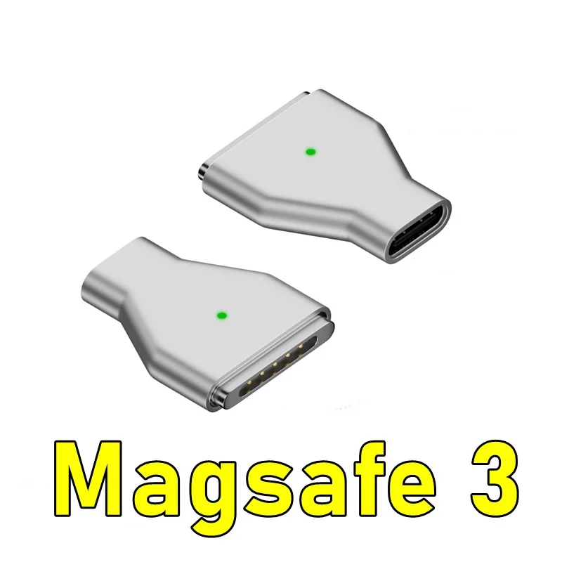 VOANZO Adattatore USB C Magnetico PD 100W Convertitore di Ricarica Rapida T- Head per Magsafe2 MacBook Air Pro