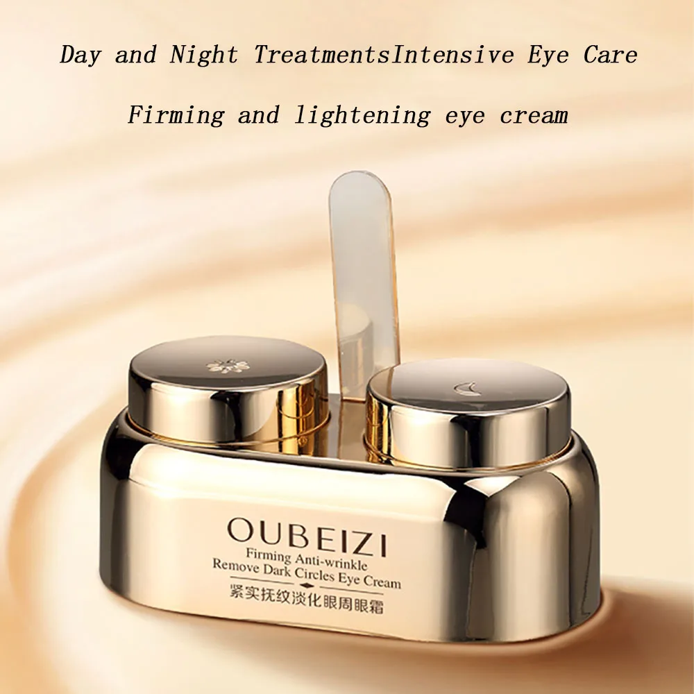

40g Day Eye Cream Night Eye Cream Double Skin Care Reduce Dark Circles Tightens Eye Contour Anti Wrinkle Eye Puffiness Eye Care