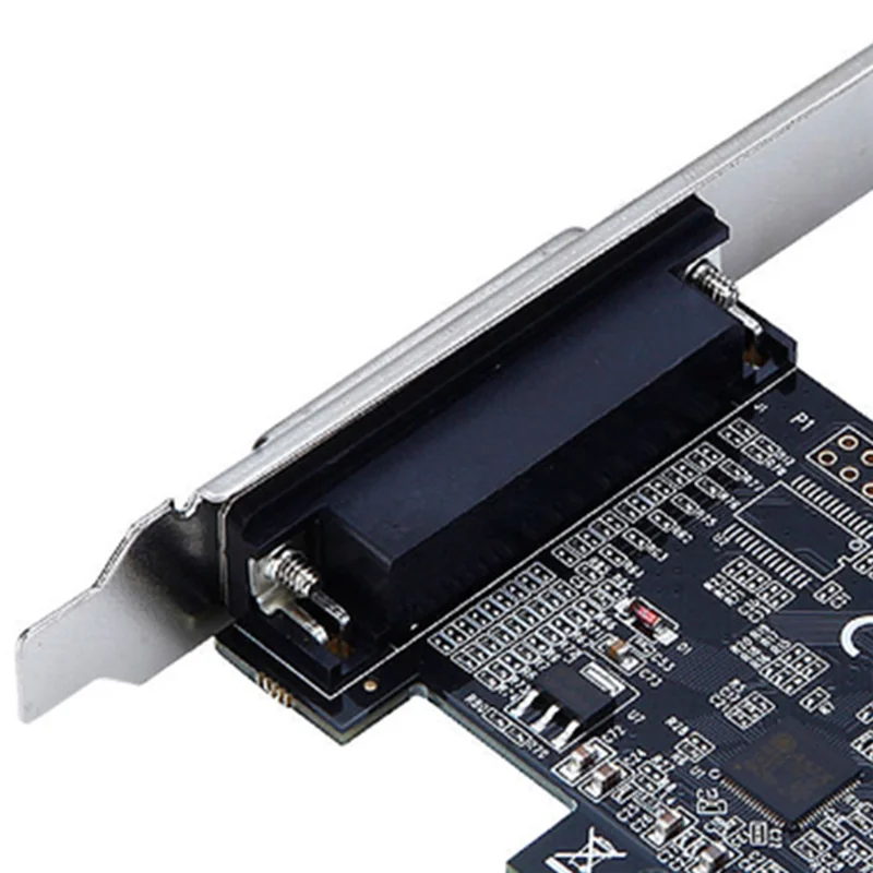 عالية الجودة المنفذ المتوازي DB25 25Pin Pcie Riser Card LPT Printer إلى PCI-E Express محول البطاقة