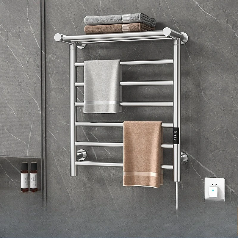 

Foreign trade project Intelligent electric towel rack 304 stainless steel, hotel bathroom constant temperature heating drying ra