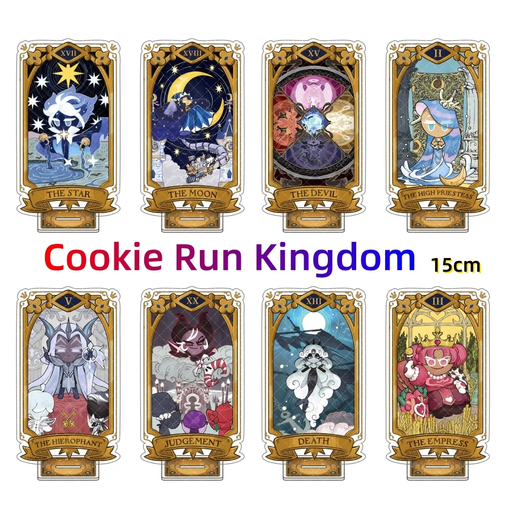 15cm Cookie Run Kingdom Stardust Cookie THE STAR Tarot Card Acrylic Standee Game Figure Display Ornament Can Be Used As KeyChain