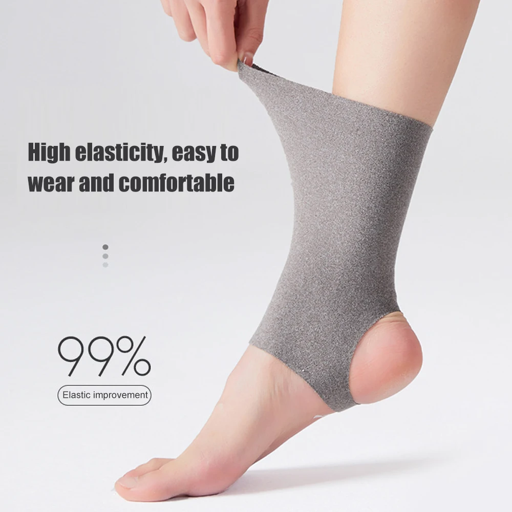 1Pair Summer Ultra-thin Ankle Sleeves for Men Women Foot and Ankle Support in Plantar Fasciitis, Achilles Tendon & Tendonitis