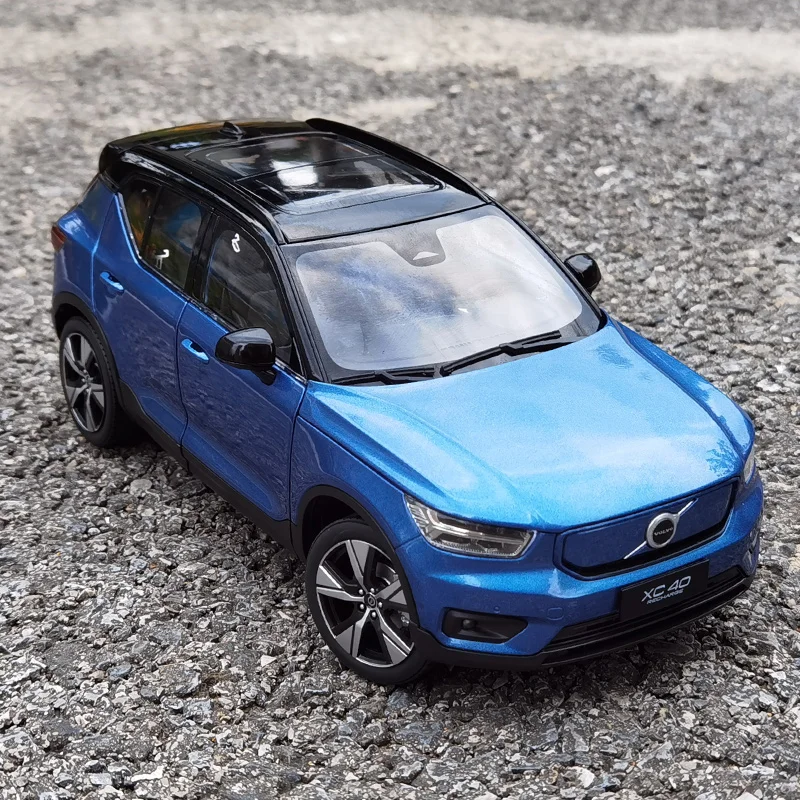 

1:18 Volvos XC40 SUV Alloy New Energy Car Model Diecast Metal Toy Vehicles Car Model Simulation Collection Kids Gifts Decoration